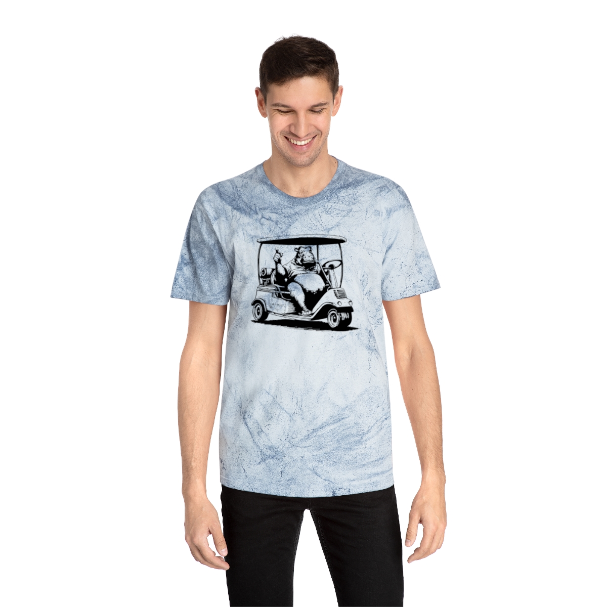 Hippo Golf | Unisex Color Blast T-Shirt - Image 7