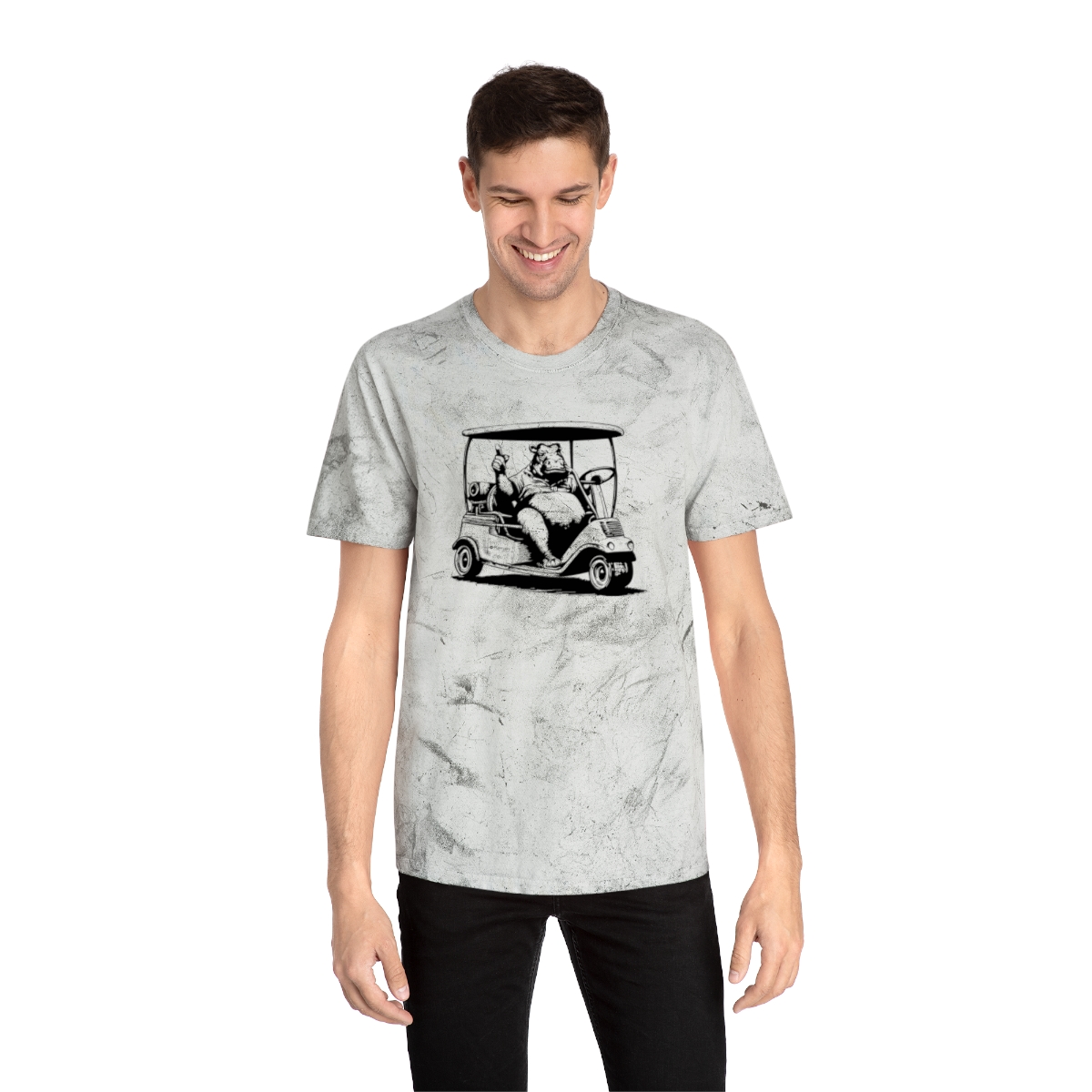 Hippo Golf | Unisex Color Blast T-Shirt - Image 3