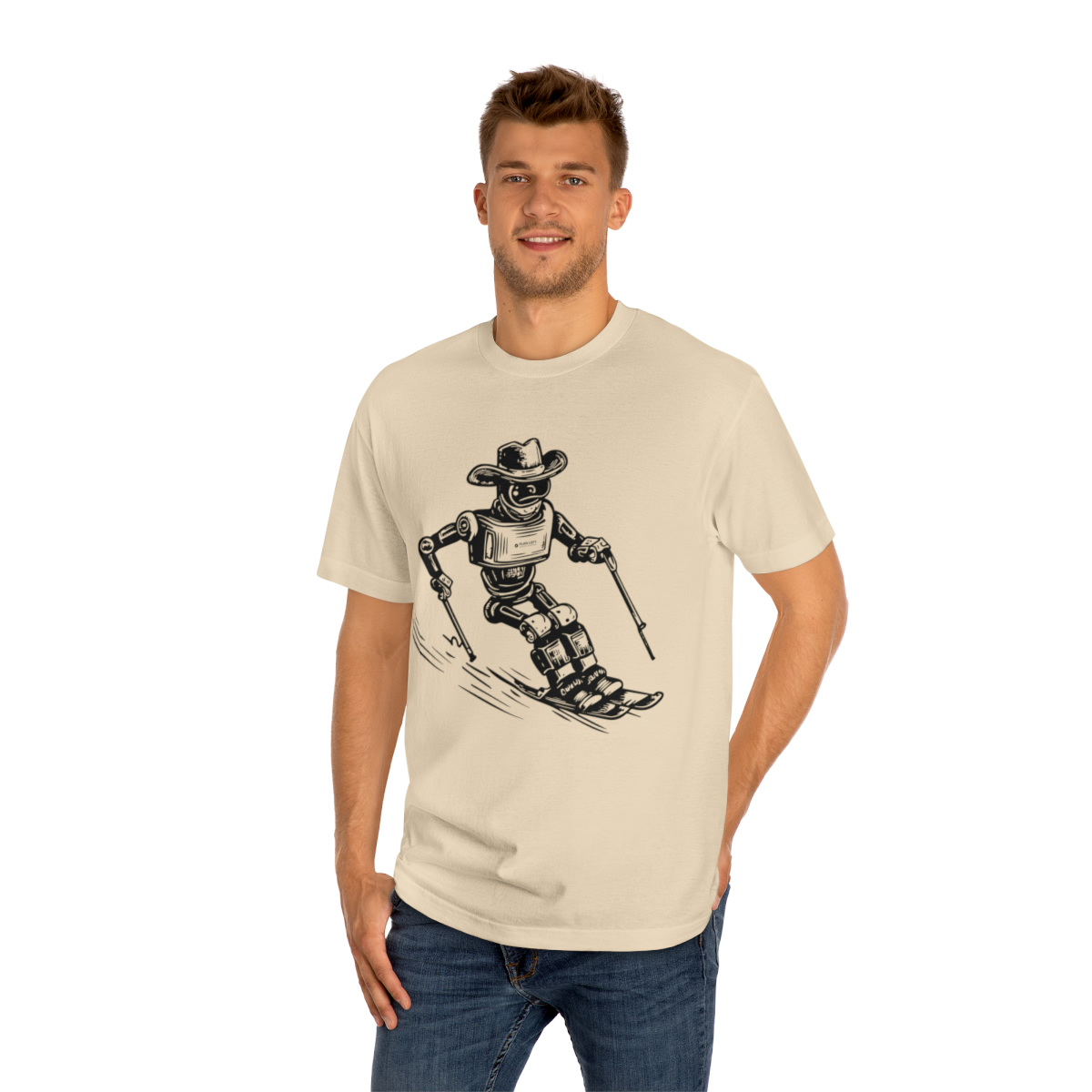 Robot Skier | Unisex Classic Tee