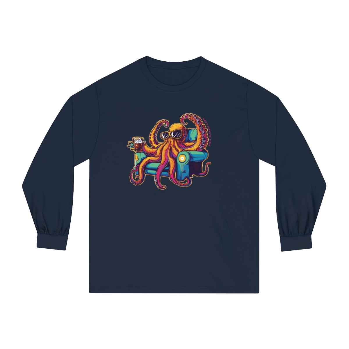 Octo Lounger | Unisex Classic Long Sleeve T-Shirt - Image 13