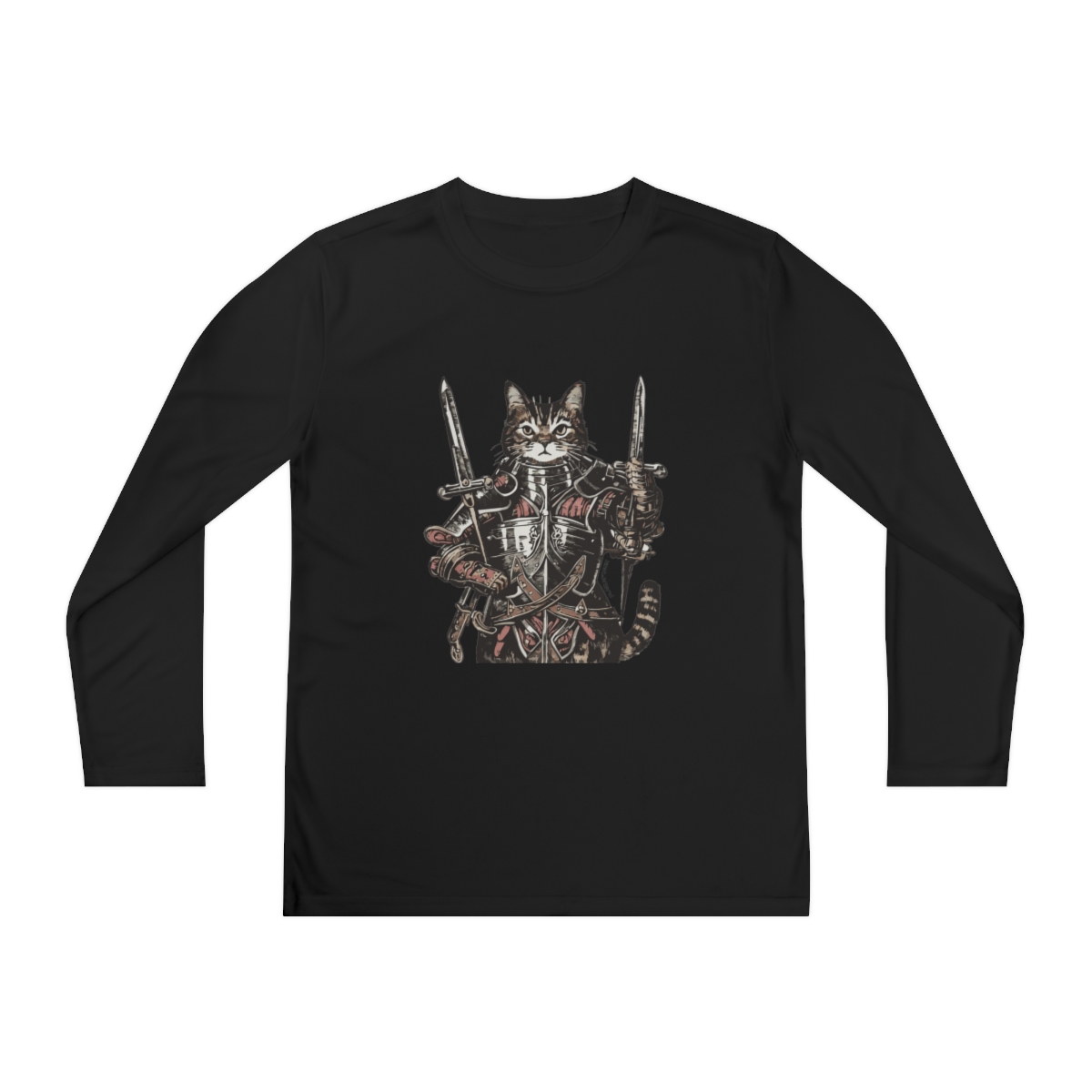 King Kitty | Youth Long Sleeve Competitor Tee - Image 17