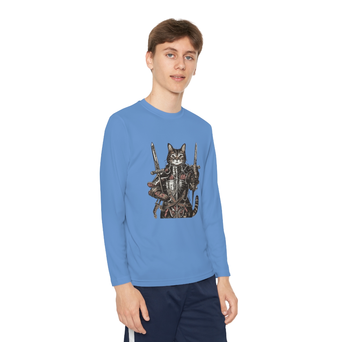 King Kitty | Youth Long Sleeve Competitor Tee - Image 35
