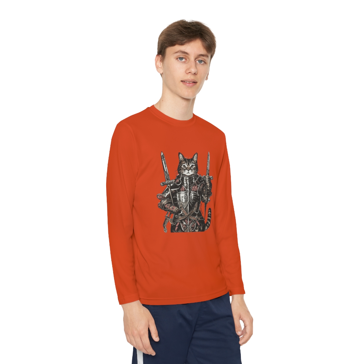 King Kitty | Youth Long Sleeve Competitor Tee - Image 27