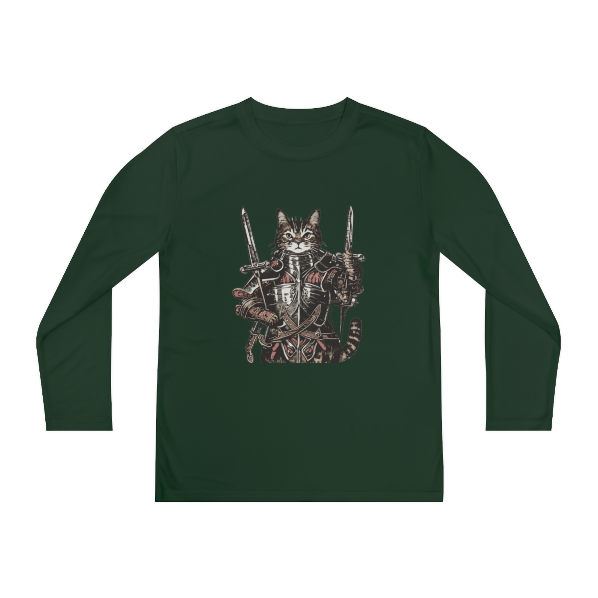 King Kitty | Youth Long Sleeve Competitor Tee - Image 29