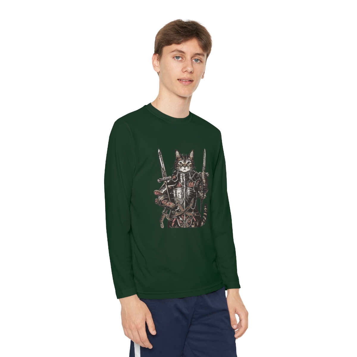 King Kitty | Youth Long Sleeve Competitor Tee - Image 31