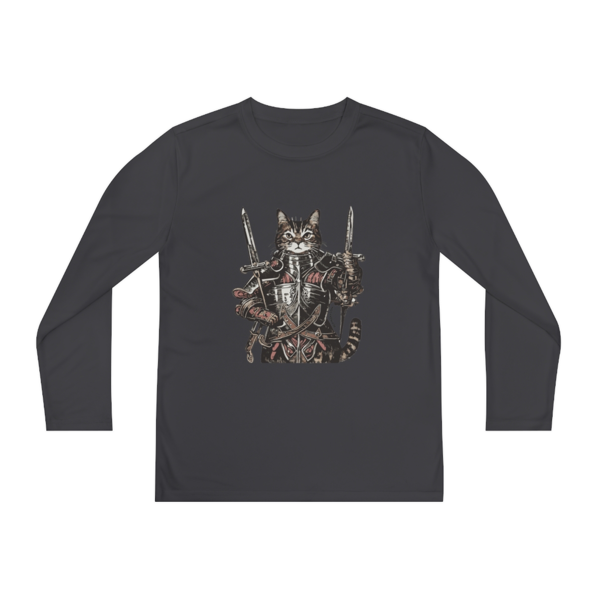 King Kitty | Youth Long Sleeve Competitor Tee - Image 13