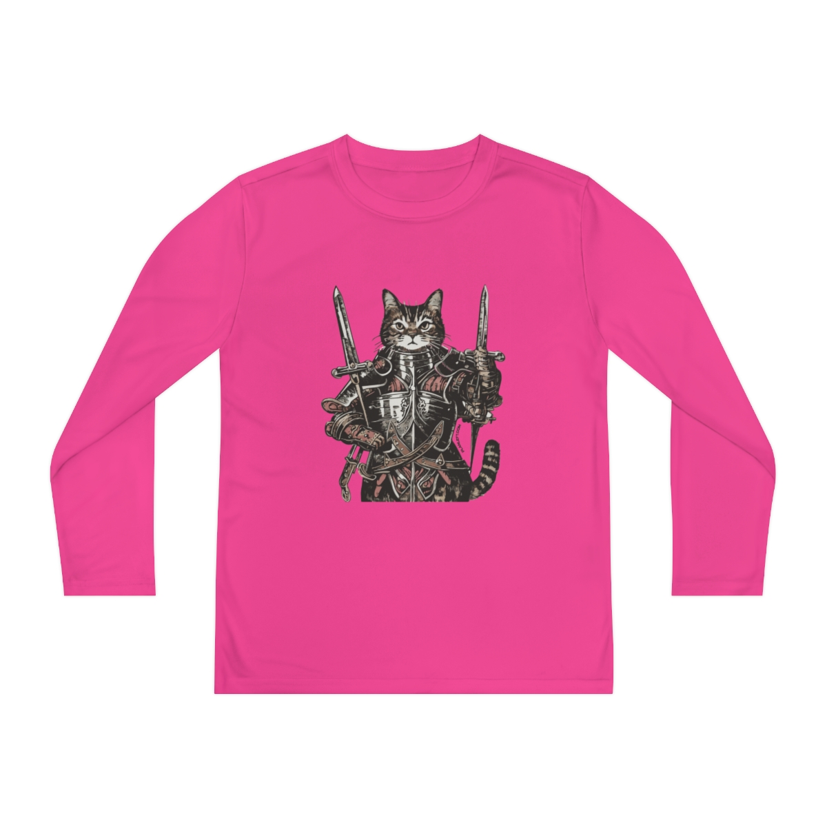 King Kitty | Youth Long Sleeve Competitor Tee - Image 37
