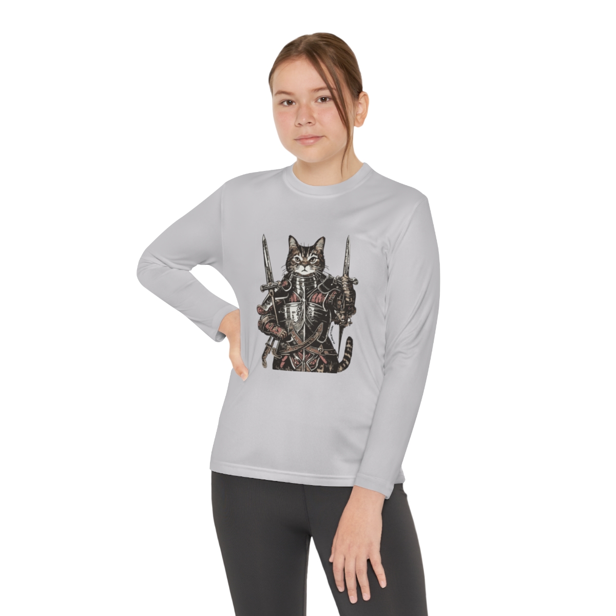 King Kitty | Youth Long Sleeve Competitor Tee