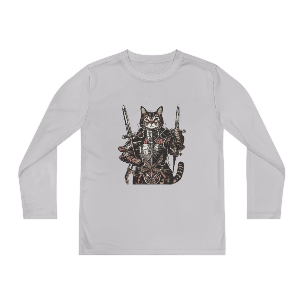 King Kitty | Youth Long Sleeve Competitor Tee - Image 2