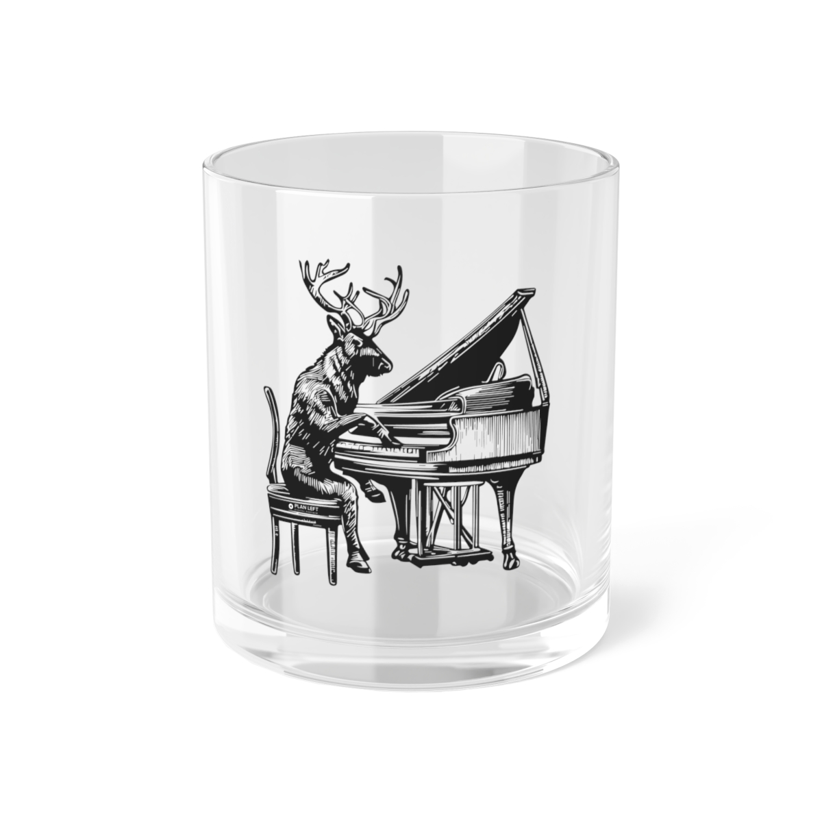 Deer Player | Bar Glass
