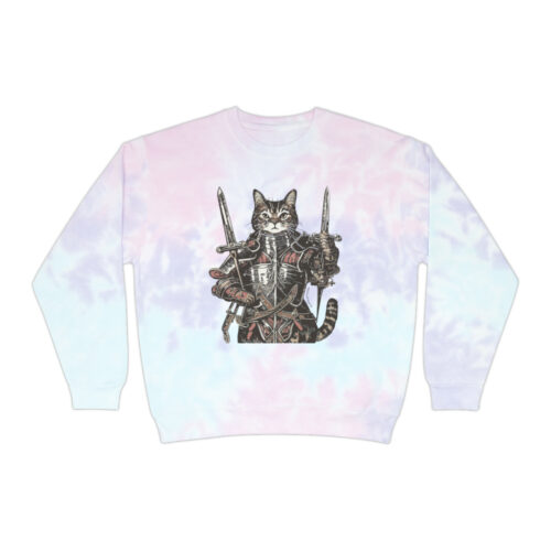 King Kitty | Unisex Tie-Dye Sweatshirt